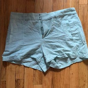 Teal cotton shorts * give me your cheapest price*